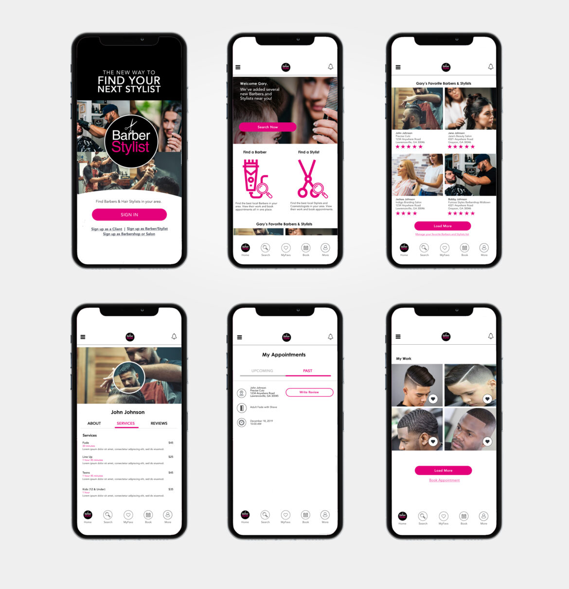 Barber Stylist Mobile App